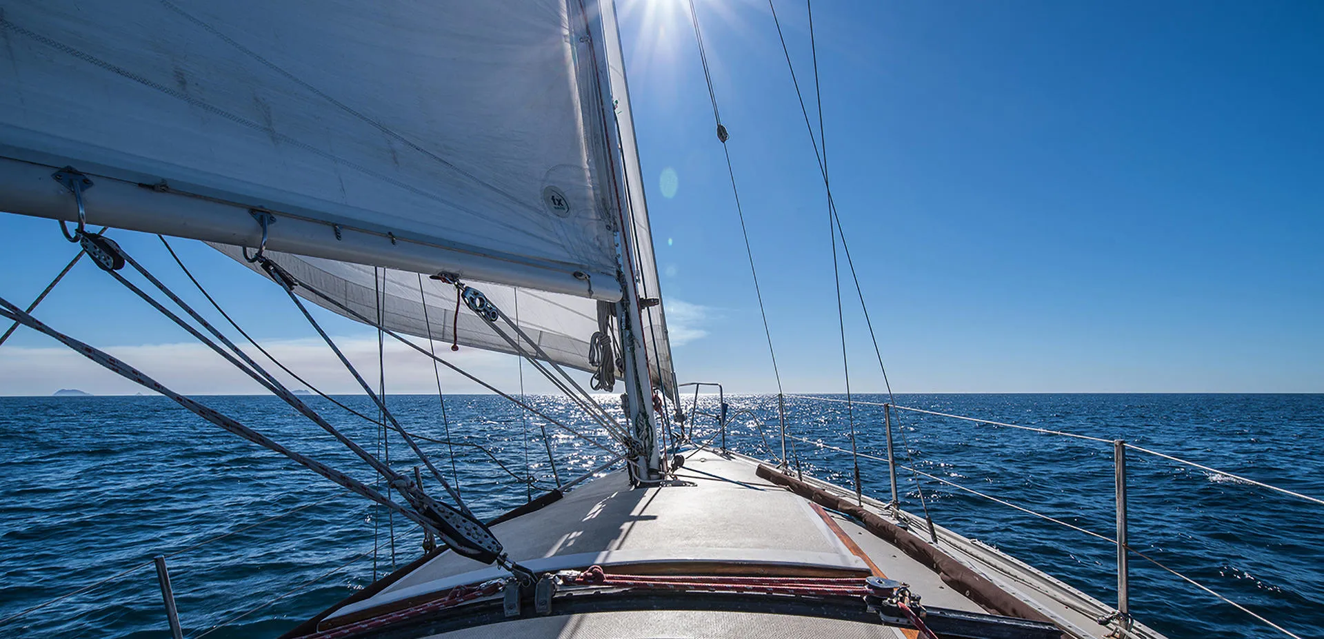 Sailing Boat on the sea