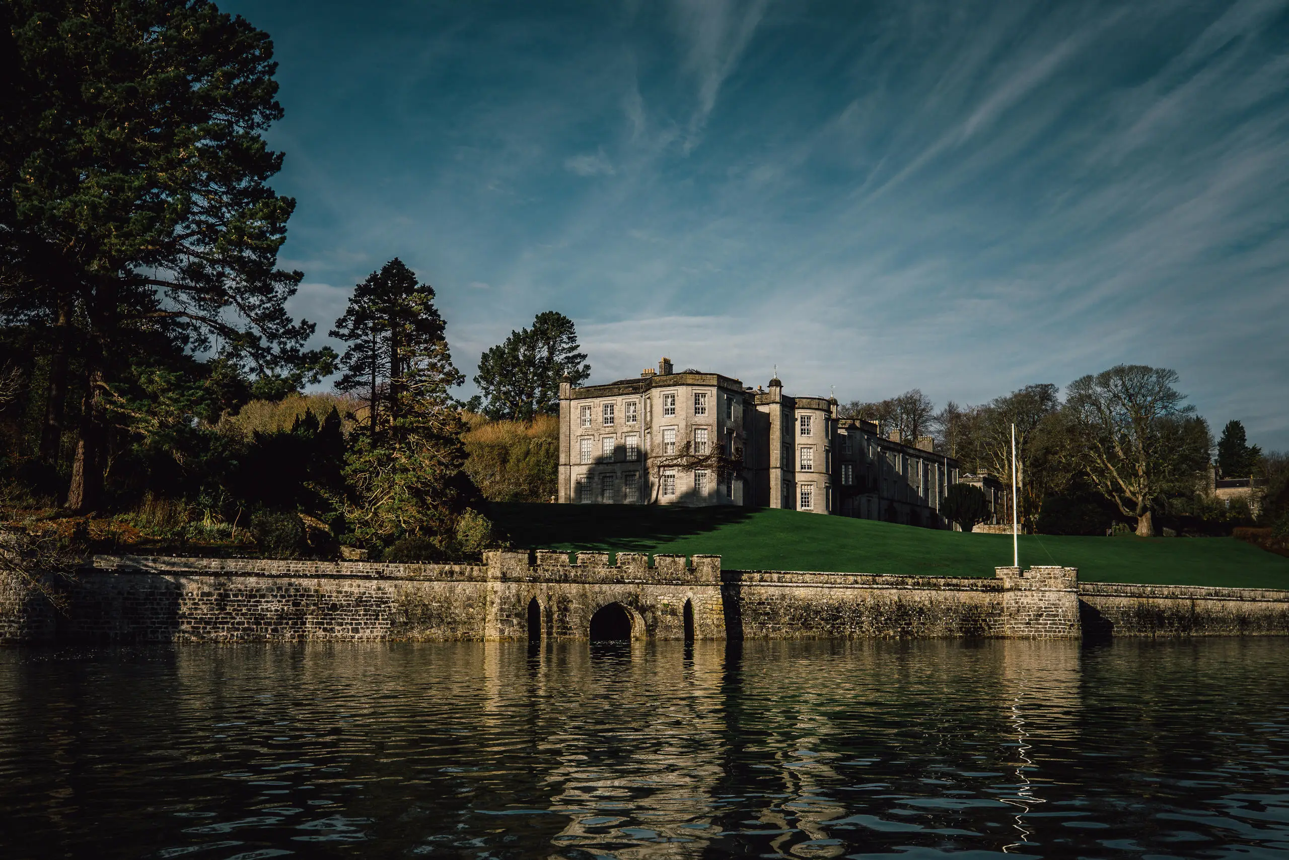 Plas Newydd from Menai Strait - Looking up from the water