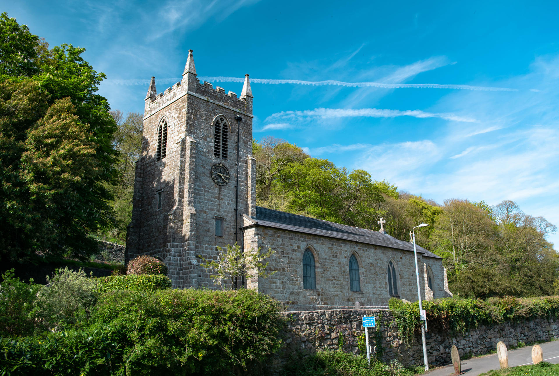 St Cyngar's church in Llangefni