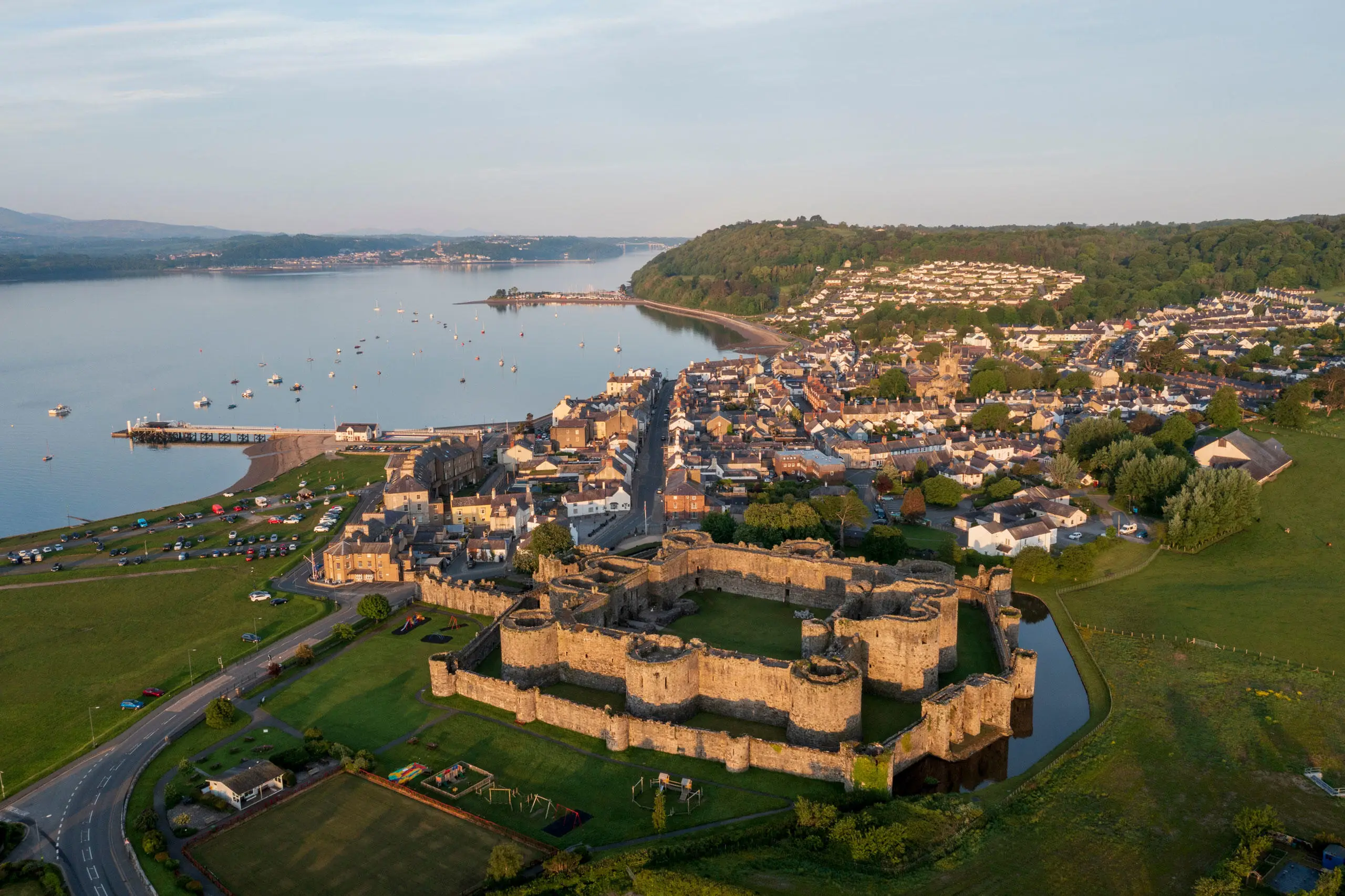 Beaumaris town and castle